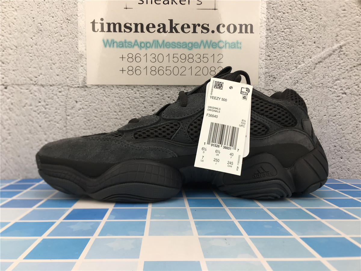 G5 Batch Yeezy 500 Utility Black F36640